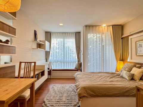 ✨ คอนโดแต่งครบ ห้องใหม่ 28 ตร.ม. พร้อมอยู่ AirlinkResidence ใกล้สนามบินสุวรรณภูมิ ✈️ เดินทางสะดวกทำเลใกล้ ARL ลาดกระบัง เพียง 600 ม.