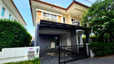 บ้านเดี่ยว ม.ราชพฤกษ์ : ขายบ้านเดี่ยว **ไซส์ใหญ่ 58.8 ตร.ว เดอะคลัสเตอร์วิลล์ 4 ราชพฤกษ์-สิรินธร  3 นอน 3 น้ำ 2 จอด **ถนนเมน ใกล้ถนนราชพฤกษ์ 600 ม.