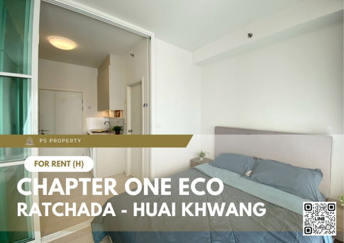 For rent 📍 Chapter One Eco Ratchada - Huai Khwang 📍 Fully furnished with appliances. Near MRT Huai Khwang.