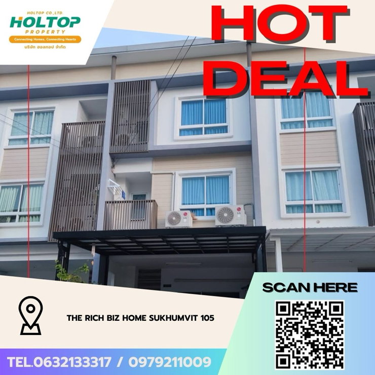 รูป #Z4400💥 290169🔥ให้เช่า The Rich Biz Home Sukhumvit 105 - รูปที่ 1/6