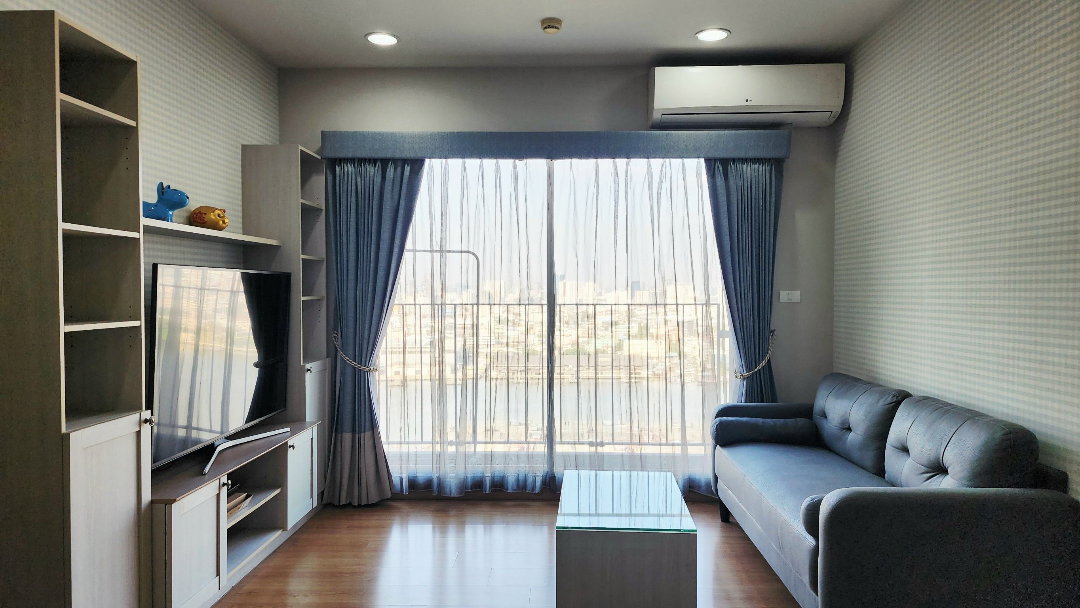 รูป Rent Chapter one ราษฎร์บูรณะ 2 ห้องนอน วิวแม่น้ำ เฟอร์ครบ 22,000 บาท - รูปที่ 7/9