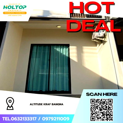 Townhouses for rent : #Z4394💥 290169 🔥House for Rent: Altitude Kraf Bangna
