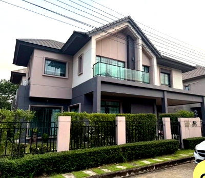 เช่าบ้านเดี่ยว เซ็นทรัล พลาซ่า เวสต์เกต : ห้เช่าบ้านเดี่ยว 2 ชั้น หมู่บ้านบางกอก บูเลอวาร์ด แจ้งวัฒนะ 2 Bangkok Boulevard Chaengwattana 2 บ้านพร้อมเฟอร์ครบ