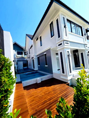 บ้านเดี่ยว ถนนพัทยาใต้ : ขายบ้านสวยพัทยา โครงการ เซ็นทรัลปาร์ค 2 หนองปรือ บางละมุง ชลบุรี 