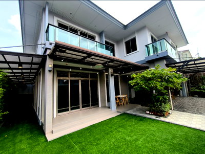 เช่าบ้านเดี่ยว นนทบุรี : 🏡#PT2412_049🏡𝗙𝗼𝗿 𝗥𝗲𝗻𝘁8️⃣0️⃣k.🔥🔥 #ทางด่วนศรีรัช–แจ้งวัฒนะ ✨#ว่าง15ต.ค.68 บ้านเดี่ยวโครงการ:  เดอะปาล์มแจ้งวัฒนะชัยพฤกษ์