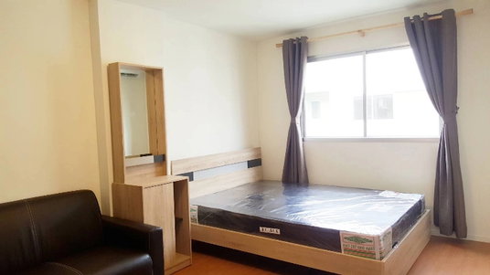รูปภาพ NTC Home offers a 22 sq m unit for rent at Lumpini Township Rangsit-Khlong 1, Building A7, 7th floor (5,000 THB/month), fully furnished.