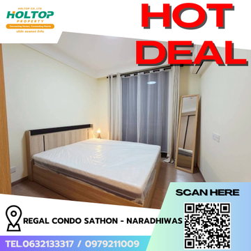 #R9090 🎉 310169 ให้เช่าคอนโด Regal Condo Sathon - Naradhiwas