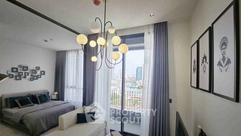 คอนโด 1 ห้องนอน Chapter Charoennakhorn - Riverside ชั้นสูง ใกล้ BTS กรุงธนบุรี (ID 1448611)