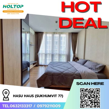 #R9099 🎉 310169 ให้เช่าคอนโด Hasu Haus (Sukhumvit 77)