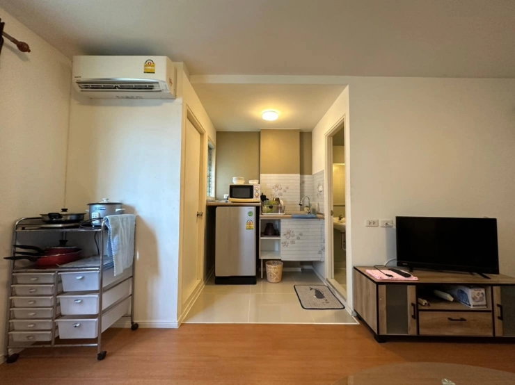picture 🔥 NTC Home for Rent: Lumpini Township Rangsit-Khlong 1, Building A4, 3rd Floor (10,000 THB) 43 sq m, 2 bedrooms, 2 bathrooms, 3 air conditioners. - 7/9