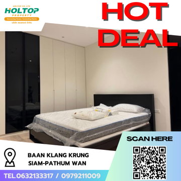 #R9087  🎉 310169 ให้เช่าคอนโด Baan Klang Krung Siam-Pathum Wan 