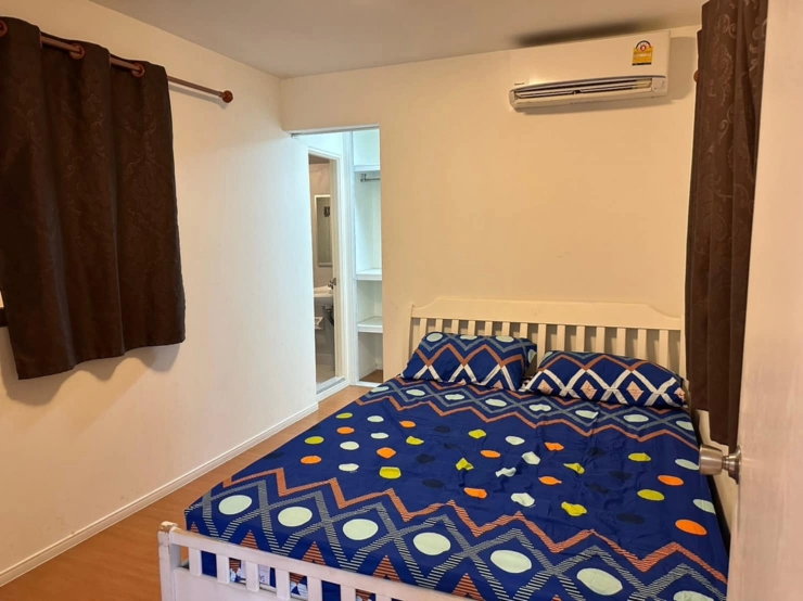 picture 🔥 NTC Home for Rent: Lumpini Township Rangsit-Khlong 1, Building A4, 3rd Floor (10,000 THB) 43 sq m, 2 bedrooms, 2 bathrooms, 3 air conditioners. - 4/9