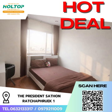 #R9107 🎉 010269 Condo for Rent: The President Sathon-Ratchaphruek 1