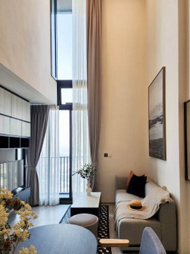 ให้เช่าคอนโด เดอะ ไลน์ สุขุมวิท 101 อาคาร 1 ชั้น 37 Duplex ขนาด 43 ตรม ใกล้ รร.พิพัฒนา