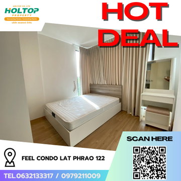 #R9103 🎉 010269 Condo for Rent: Feel Condo Lat Phrao 122