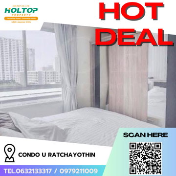 #R9116 🎉 010269 Condo for Rent: Condo U Ratchayothin