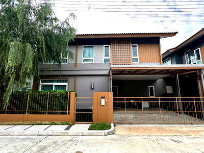 บ้านแฝด ถนนรังสิต-นครนายก : 🏡✨ ขายบ้านแฝดสไตล์ญี่ปุ่นแสนอบอุ่น อณาสิริ วงแหวน–ลำลูกกา (Type AKI) ถูกสุด คุ้มสุด✨