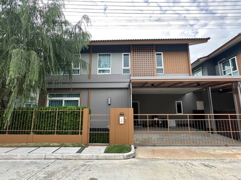 🏡✨ ขายบ้านแฝดสไตล์ญี่ปุ่นแสนอบอุ่น อณาสิริ วงแหวน–ลำลูกกา (Type AKI) ถูกสุด คุ้มสุด✨