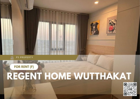 For Rent 🔥 Regent Home Wutthakat 🔥 Fully furnished and equipped with appliances, near BTS Wutthakat.