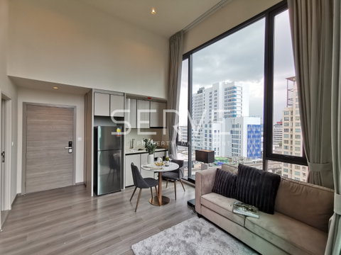 Duplex 1 Bed Large Room City View Fully furnished Good Location Close To  BTS Saphan Khwai 470 m.  @ The Reserve Phahol-Pradipat 