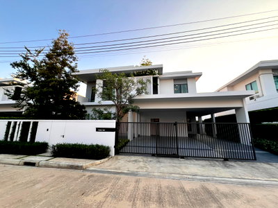 เช่าบ้านเดี่ยว มาร์เก็ต วิลเลจ สุวรรณภูมิ : ให้เช่า หมู่บ้านมัณฑนา บางนา กม.15