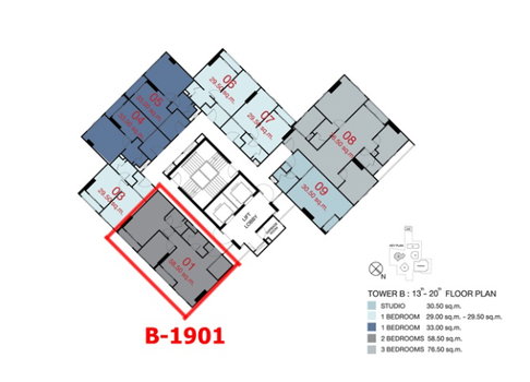 ⭐⭐ขายดาวน์คอนโด Place 168 Pinklao B1901 ขนาด 59 ตร.ม.(2นอน2น้ำ) พร้อมอยู่ต้นปี 2569 TEL.087-499-6664⭐⭐