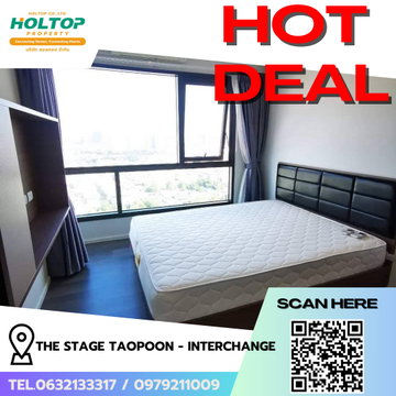 #R9158 🎉 030269 Condo for Rent: The Stage Taopoon - Interchange