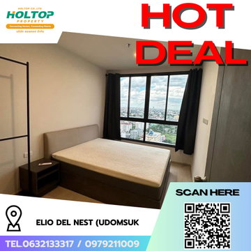 #R9174 🎉 040269 ให้เช่าคอนโด ELIO DEL NEST (Udomsuk)