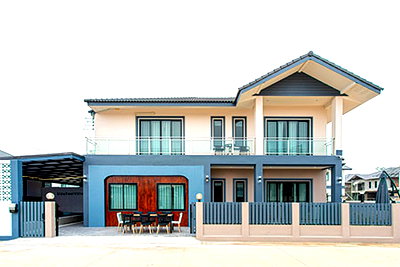 บ้านเดี่ยว ริมปิง ซูเปอร์มาเก็ท : ขายบ้านพูลวิลล่า พร้อม เฟอร์นิเจอร์ทั้งหลัง ใกล้สี่แยกหนองจ๊อม (ลิขิตชีวัน) ใกล้มีโชคพลาซ่า