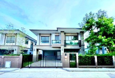 เช่าบ้านเดี่ยว ถนนกิ่งแก้ว : ให้เช่าภัสสรเพรสทีจ บางนา-สุวรรณภูมิ (Passorn Prestige Bangna-Suvarnabhumi) อยู่ถนนกิ่งแก้ว ต.ราชาเทวะ อ.บางพลี