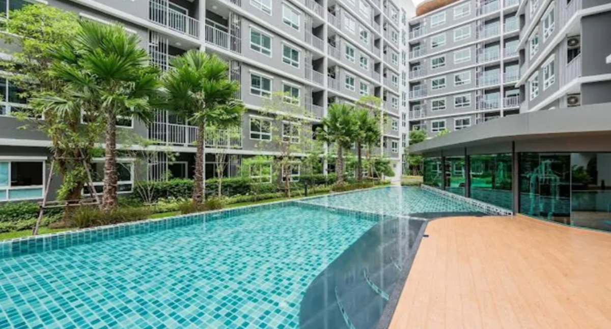 รูป ขายพร้อมผู้เช่า The Trust Condo Amata-Chonburi ตึก B ชั้น 5 วิวภูเขา - รูปที่ 21/21