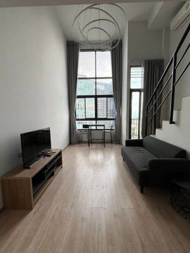 For rent 🌳🌳 Ideo new rama 9  🌳Duplex  37 square meters floor24🌳  ID LINE : @190evxgl