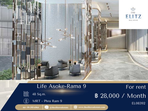 ✨ ที่สุดของไลฟ์สไตล์ Life Asoke-Rama 9 ห้องสวย วิวสวนลอยฟ้า พักผ่อนระดับ 5 ดาวได้ทุกวัน 💕