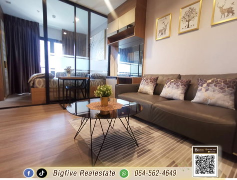 A69-009 Bargain! Beautiful Corner Condo Unit at THE POLITAN RIVE, Riverside & MRT Phra Nangklao Station. Ready to move in! ✨