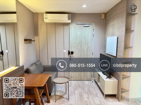  Bestdeal For Sell Ideo Mobi Rama 9 studio room 22sqm.Special Price 3,090,000 Baht. Near Phraram Kao 9 MRT Station 80 meters