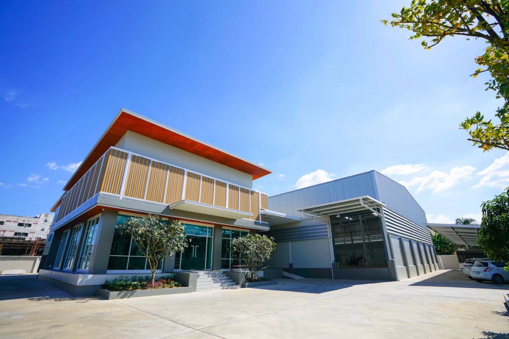 รูป ขาย โรงงานทอผ้า สภาพใหม่ พร้อมใช้งานทันที ผังเมืองสีม่วง มีใบอนุญาต รง.4 - รูปที่ 1/12