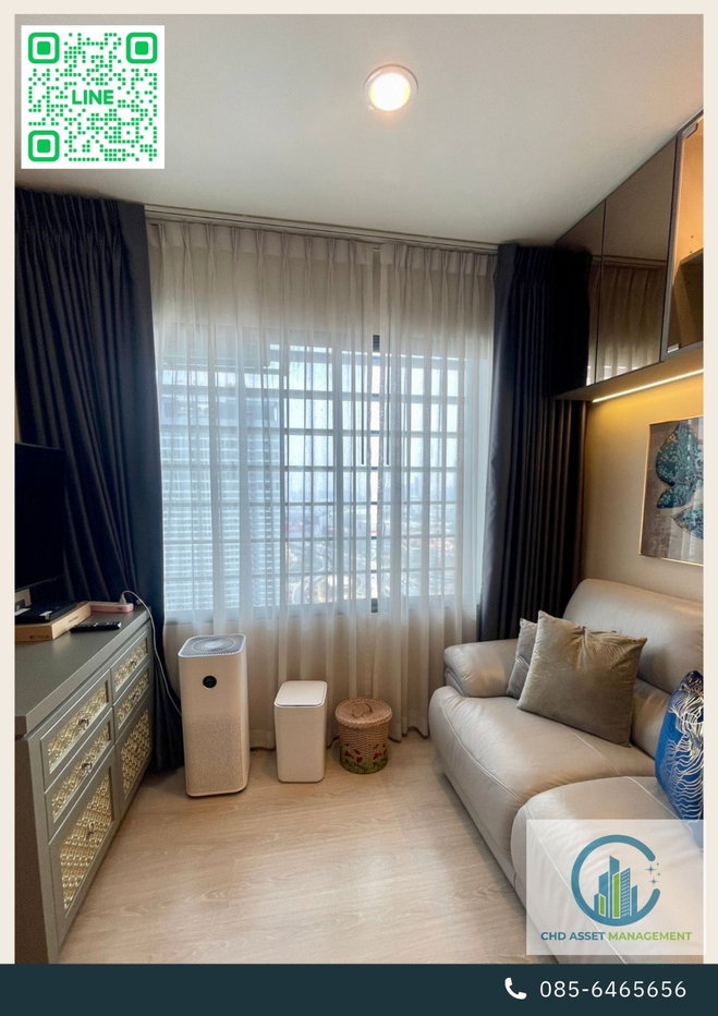รูป ✨ให้เช่า คอนโด ริธึ่ม อโศก 2 🛏️2 ห้องนอน 1 ห้องน้ำ  📏ขนาด 45 ตรม. ชั้น 28 - รูปที่ 5/10