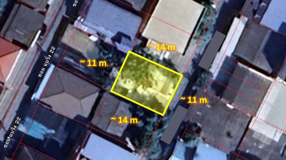picture Land for sale to build a house, located in Sukhumvit 107 (Bearing 24) Ref no. 00111649 - 1/4