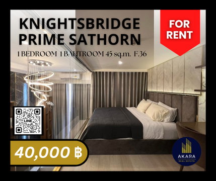 🟨🟨🟦🟦[ ให้เช่า ] Knightsbridge Prime Sathorn รหัส MB102-02AB🟦🟦🟨🟨 คลิ๊ก‼️ Akara Real Estate ✅✅✅ "ตอบไว ทันใจ ใส่ใจทุกขั้นตอน"