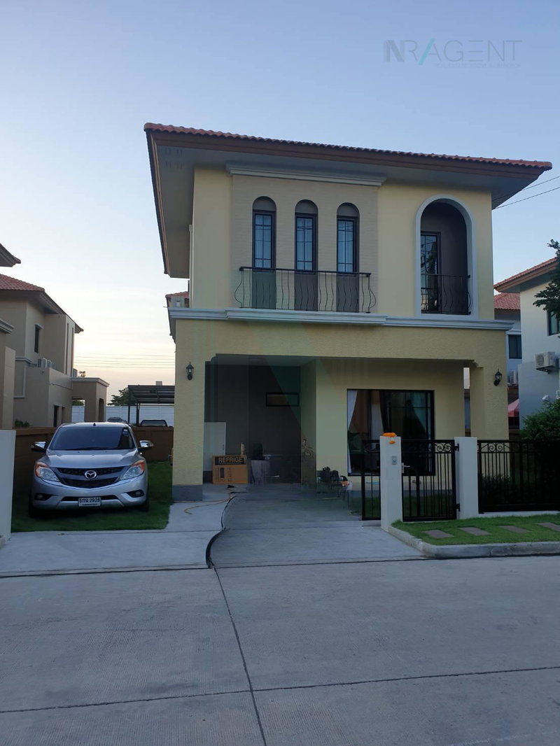 ขายบ้านเดี่ยว : ขายบ้านเดี่ยว โครงการ เดอะ ริคโค้ เรสซิเดนซ์ วงแหวนฯ-จตุโชติ 2 ชั้น 3 ห้องนอน 3 ห้องน้ำ