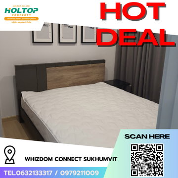 #R9258 🎉 100269 ให้เช่าคอนโด Whizdom Connect Sukhumvit