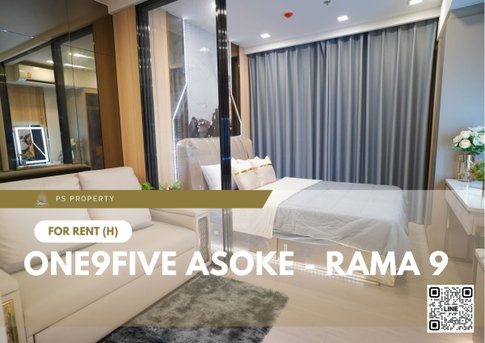 ให้เช่า 📍 One9Five Asoke - Rama 9 📍 เฟอร์นิเจอร์ และ เครื่องใช้ไฟฟ้าครบ ใกล้ MRT พระราม 9