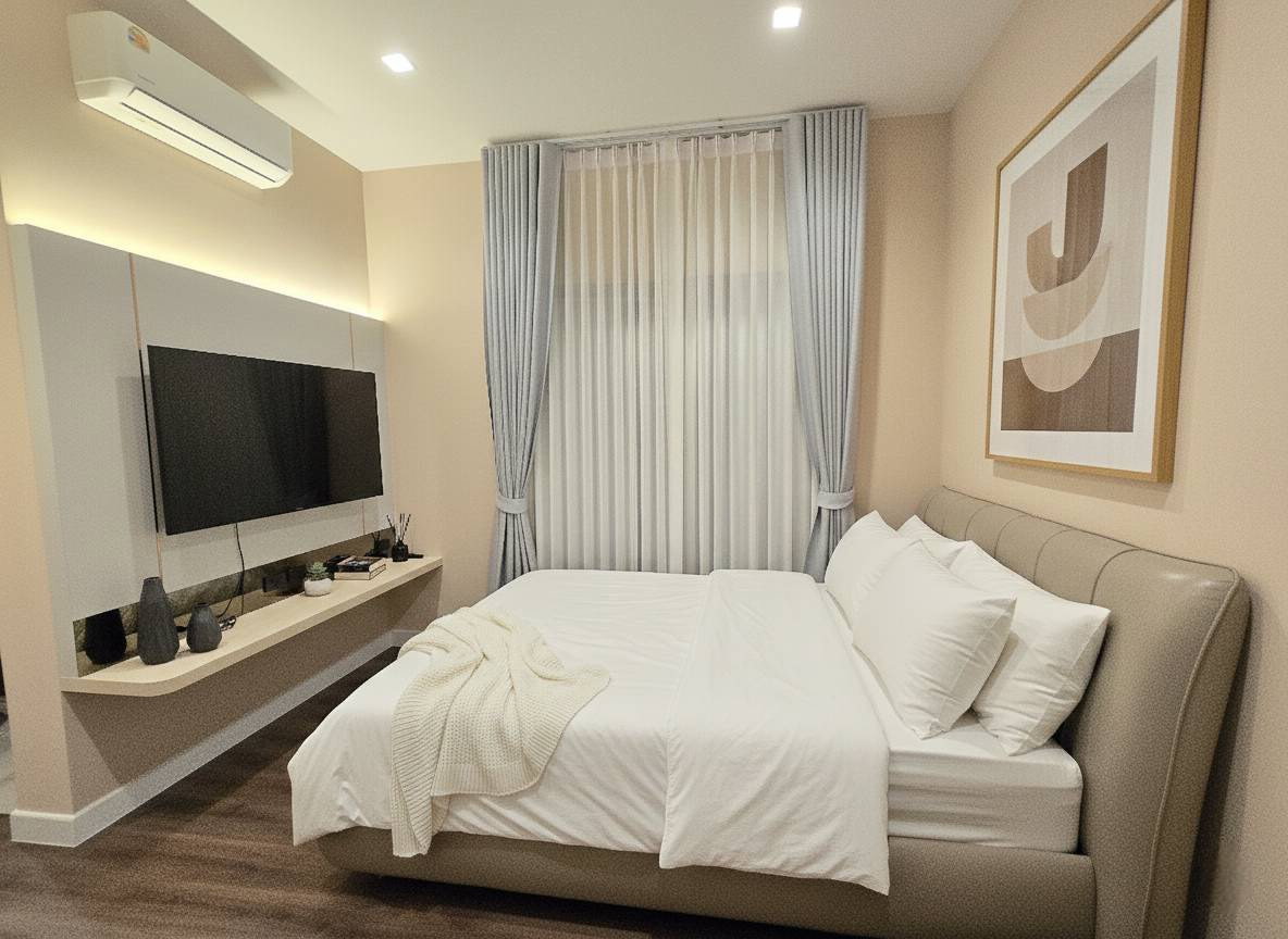 รูป 🏡ขายและปล่อยเช่าบ้านเดี่ยวทำเลพรีเมียม Bangkok Boulevard Bangna–Km.5 4 ห้องนอน 4 ห้องน้ำถนนเมน ใกล้คลับเฮาส์ - รูปที่ 9/33