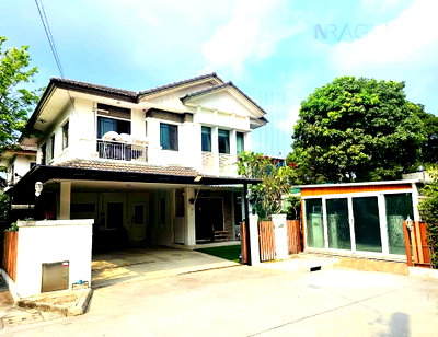 ขายบ้านเดี่ยว : 📌 ขายบ้านเดี่ยว โครงการ มัณฑนา เลค วัชรพล 2 ชั้น 4 ห้องนอน 4 ห้องน้ำ