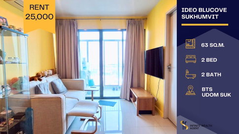 🔥 For Rent – Ideo Blucove Sukhumvit A condo that defines convenience, close to BTS 🚆