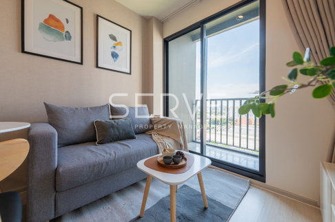1 Bed Large Room City view Fully furnished Good Location 20 Steps From MRT Sirat Station @ Nue Noble Chaengwattana