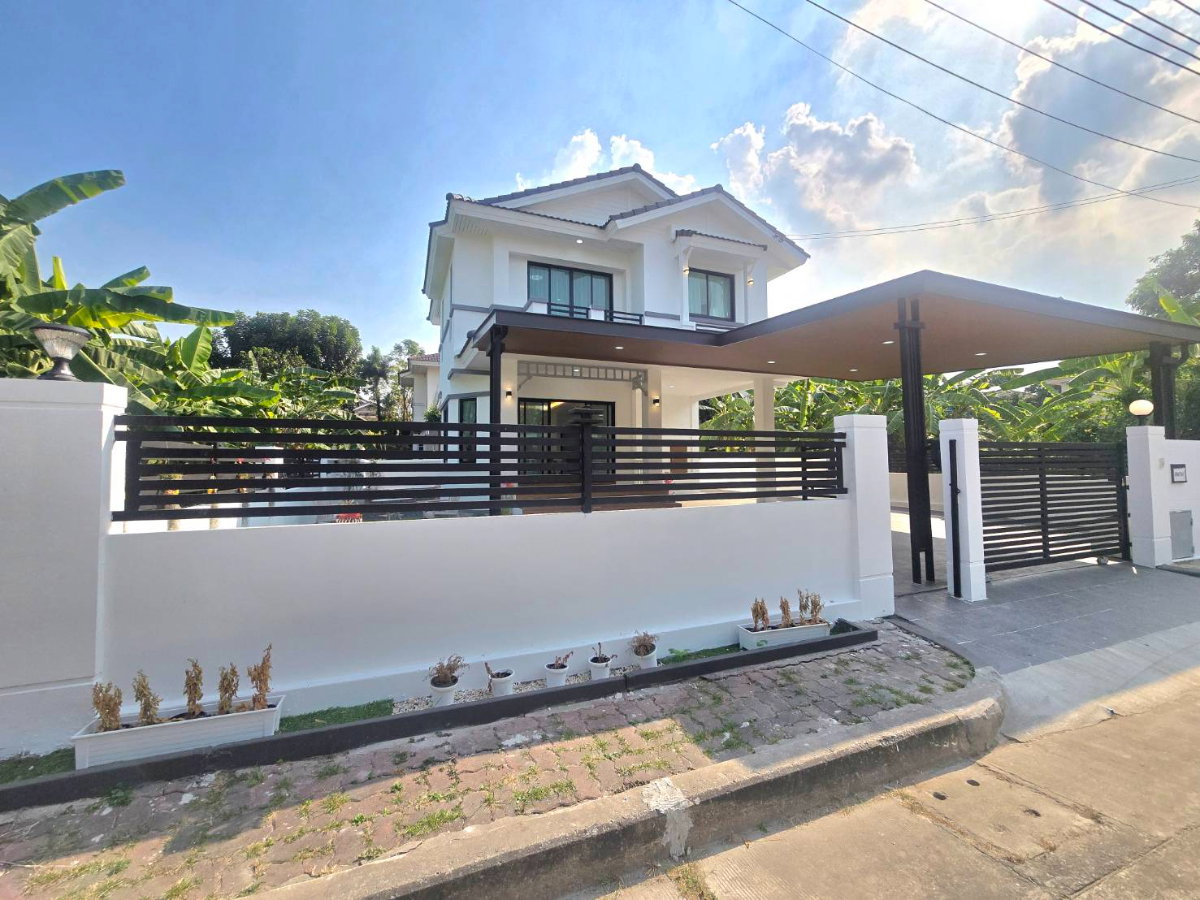รูป บ้านรีโนเวทใหม่ เนื้อที่เยอะกว้าง จัดสวนสวยงาม มบ.ชัยพฤกษ์ 1 คุ้มเกล้า 7 เขตมีนบุรี ราคาสุดคุ้ม ร่มรื่น - รูปที่ 45/58