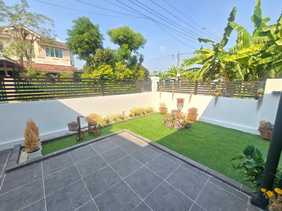 รูป บ้านรีโนเวทใหม่ เนื้อที่เยอะกว้าง จัดสวนสวยงาม มบ.ชัยพฤกษ์ 1 คุ้มเกล้า 7 เขตมีนบุรี ราคาสุดคุ้ม ร่มรื่น - รูปที่ 52/58