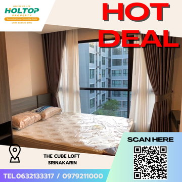 #S5692  For Rent The Cube Loft Srinakarin