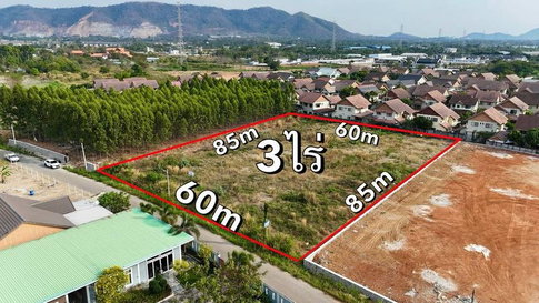 ขายที่ดินแปลงสวย เลี่ยงเมืองหนองมน ติดกับหมู่บ้าน แกรนด์โฮมเพลส 